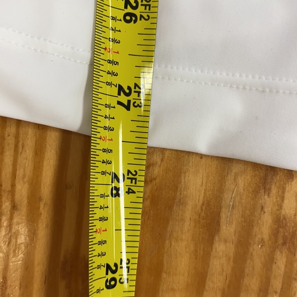 ATHLETICA. WHITE. ATHLETIC TOP. ZIPPER AT NECKLINE - Picture 9 of 11